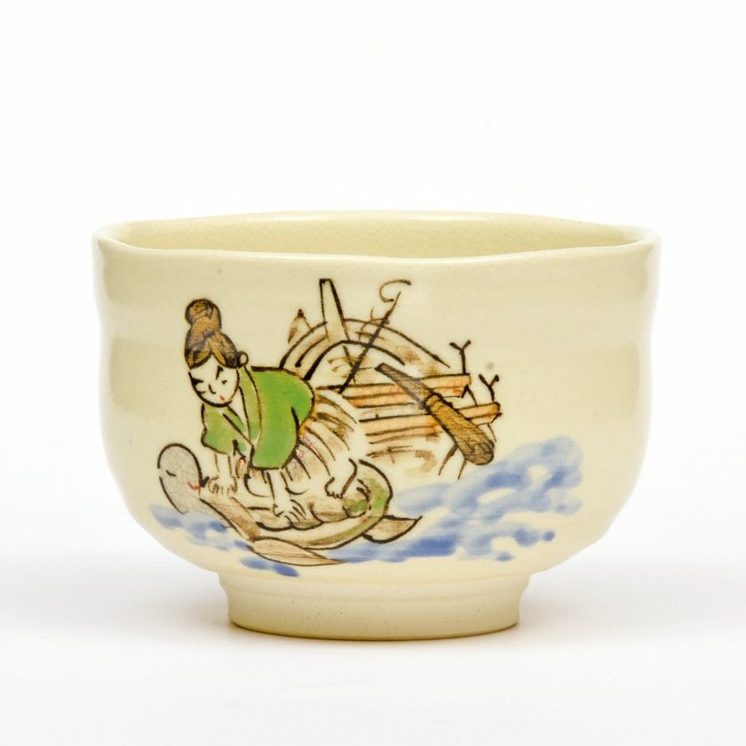 茶道具 小茶碗（こちゃわん） 小茶碗 浦島太郎 浅見 与し三 抹茶茶碗は茶の湯文化である表千家・裏千家の茶道具や抹茶を専門に扱う千紀園（せんきえん）が通販で販売しています。茶会また初心者向けのお稽古用にご利用いただける抹茶碗です。贈り物・ギフトにも人気です。