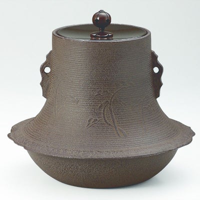 茶道具 風炉釜（ふろがま） No.09 富士釜 糸目浜松地紋 菊地 政光 