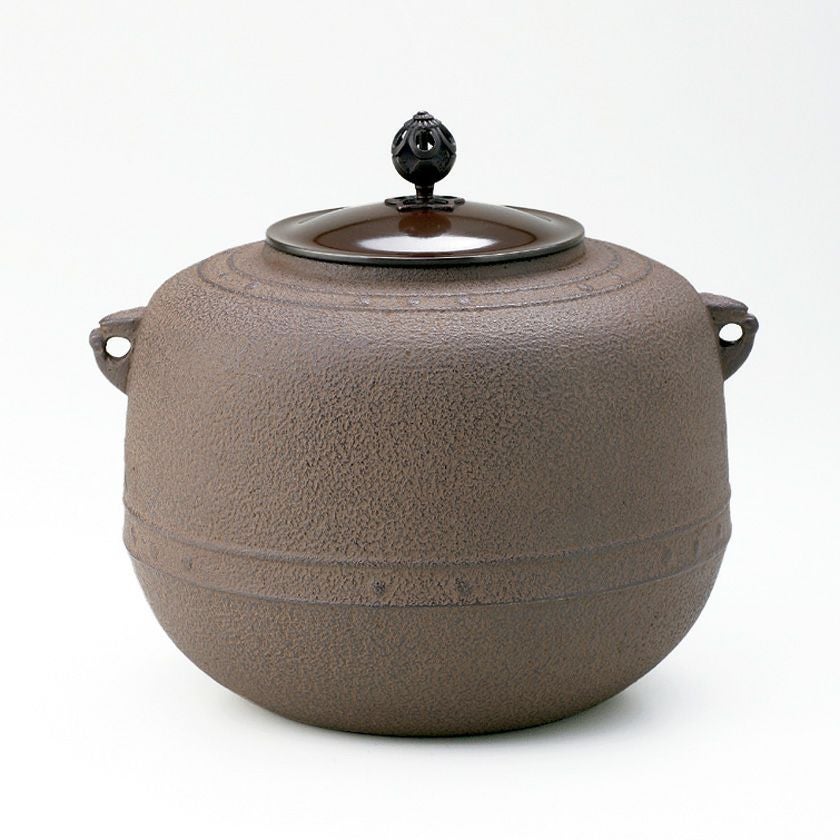 茶道具　釜 朝鮮真形釜 茶釜 釜師角谷沙村 茶道具 供箱 L282 【公式通販】