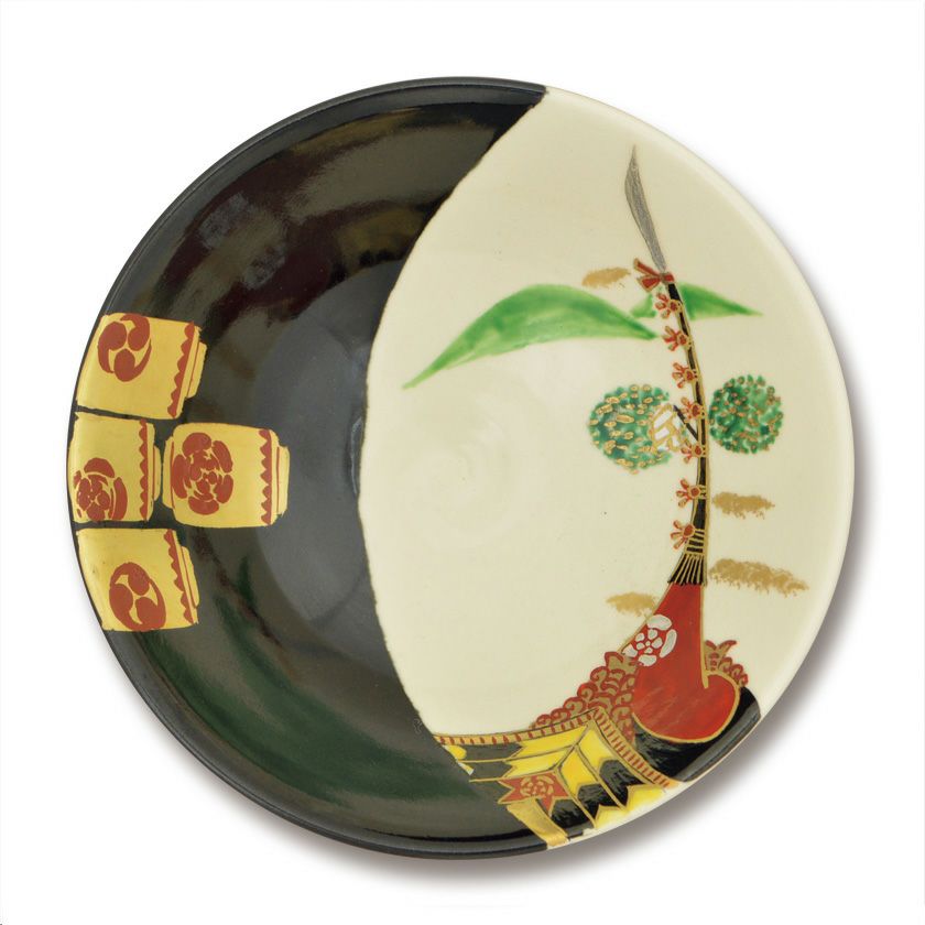 茶道具 平茶碗（ひらちゃわん） 平茶碗 色絵 祇園祭 今岡 都 抹茶茶碗は茶の湯文化である表千家・裏千家の茶道具や抹茶を専門に扱う千紀園（せんきえん）が通販で販売しています。茶会また初心者向けのお稽古用にご利用いただける抹茶碗です。贈り物・ギフトにも人気です。