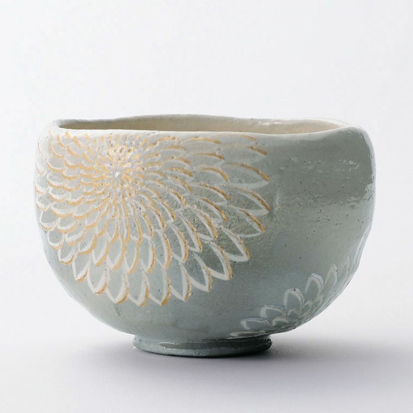 茶道具 抹茶茶碗（まっちゃちゃわん） 菊花 茶碗 吉村 楽入 抹茶茶碗は茶の湯文化である表千家・裏千家の茶道具や抹茶を専門に扱う千紀園（せんきえん）が通販で販売しています。茶会また初心者向けのお稽古用にご利用いただける抹茶碗です。贈り物・ギフトにも人気です。