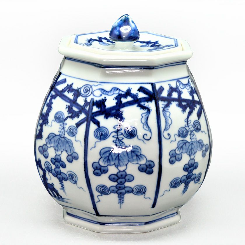 景徳鎮製 染付末広形水指 共箱 茶道具 新品】末広水指 浅黄交趾 御室窯 茶道具 共箱 - メルカリ
