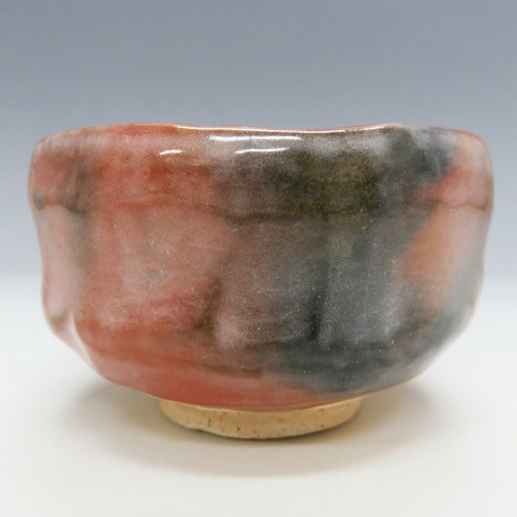 茶道具 赤楽茶碗 野点 時代物(A806) 茶道具 楽茶碗（らくちゃわん） 野点茶碗 赤楽 松楽窯 | 千年の香り 千紀園