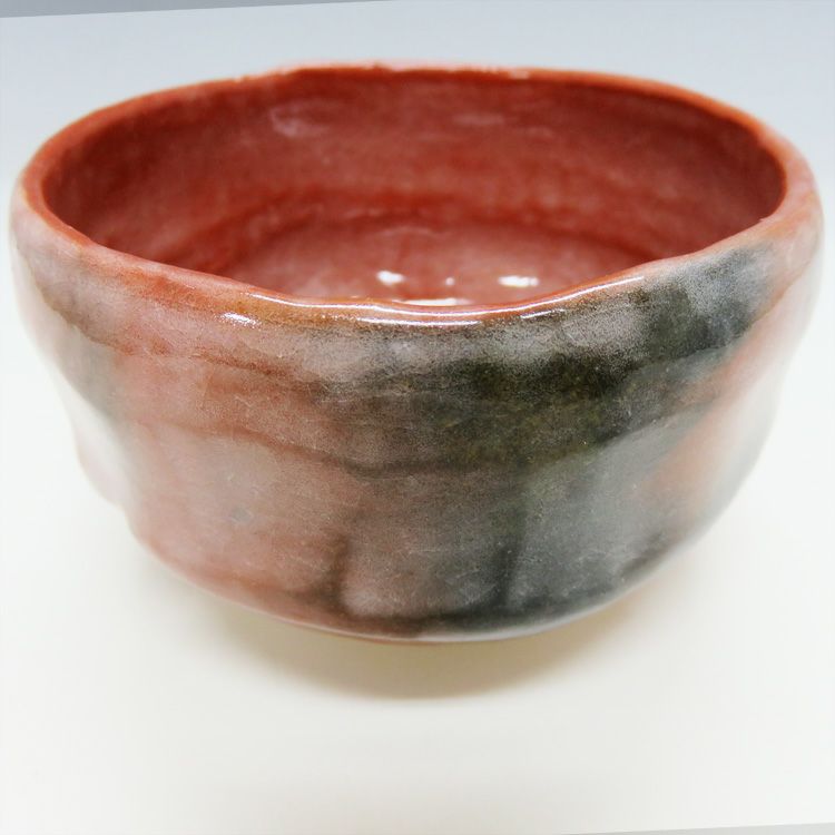 茶道具 赤楽茶碗 野点 時代物(A806) 茶道具 楽茶碗（らくちゃわん） 野点茶碗 赤楽 松楽窯 | 千年の香り 千紀園