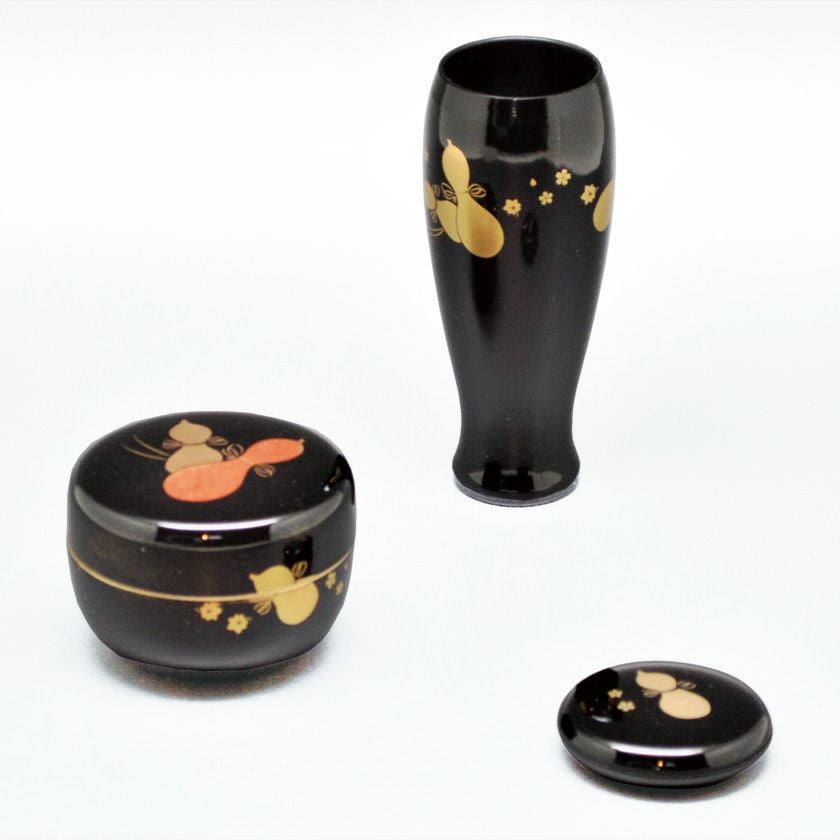 三点セット（棗・香合・茶筅筒） | 千年の香り 千紀園