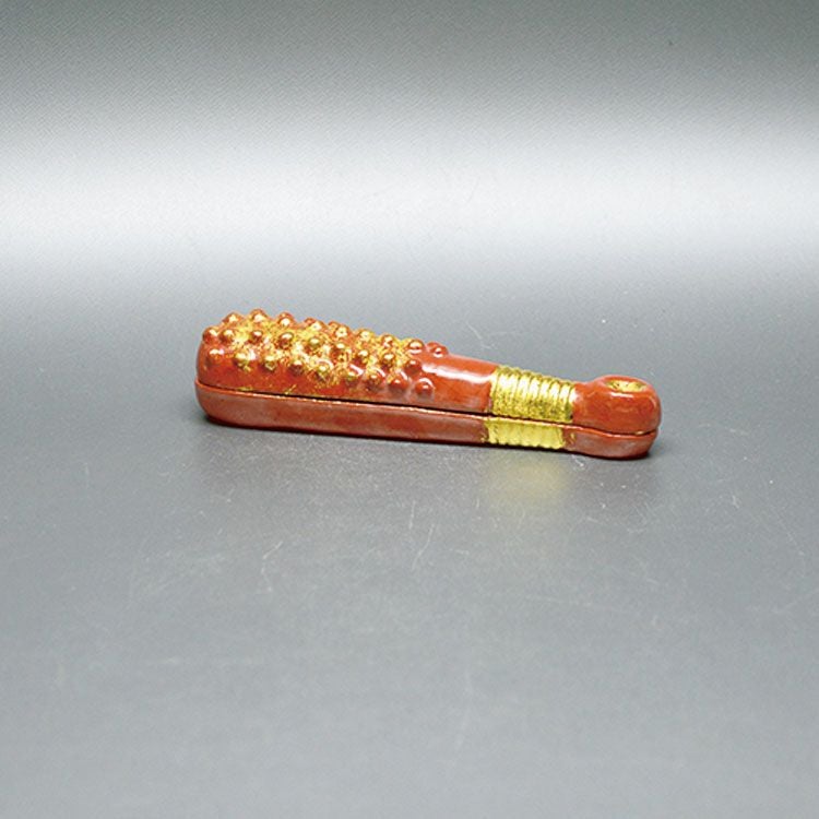e1091 赤楽 木魚香合 在銘 共箱 香合 茶道具 e1091 赤楽 木魚香合 在銘 共箱 香合 茶道具 - メルカリ