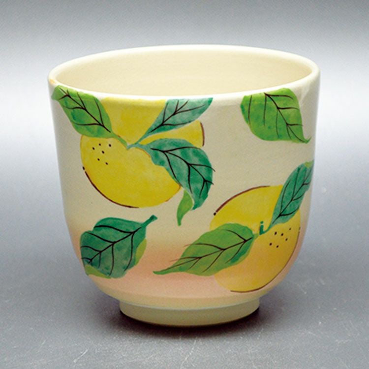 茶道具 筒茶碗（つつちゃわん） 筒茶碗 御本 柚子 水出 宋絢 作 | 千年