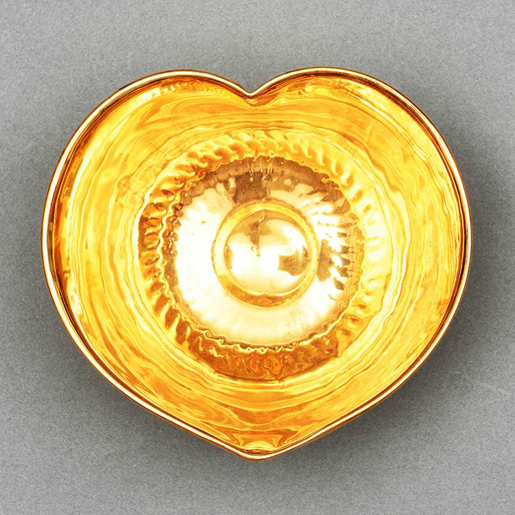 茶道具 抹茶茶碗（まっちゃちゃわん） 茶碗 黄金 猪目（ハート型