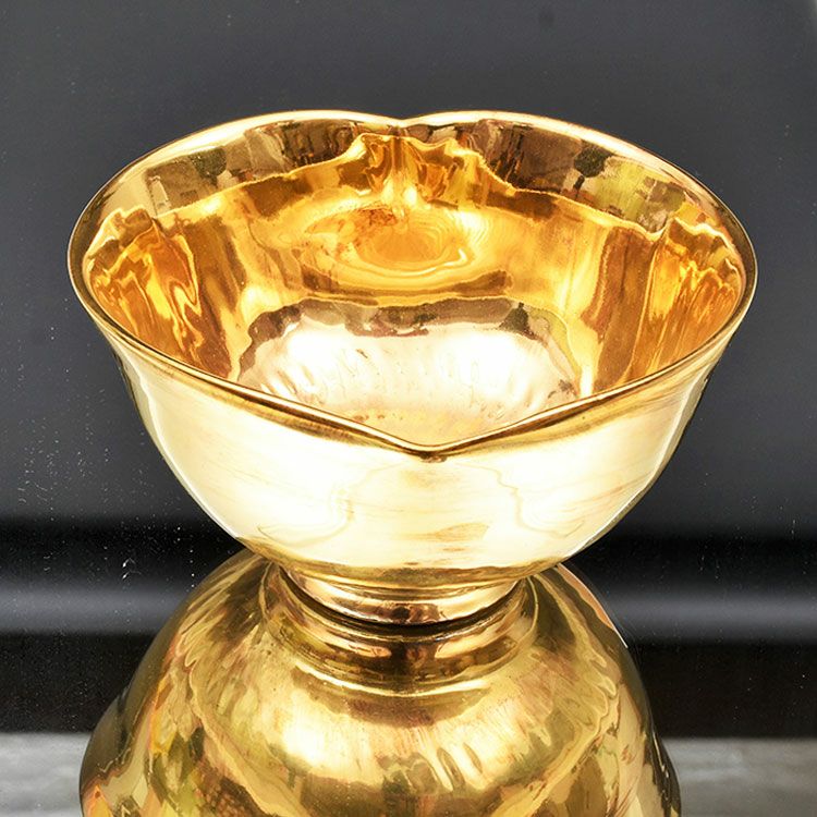 茶道具 抹茶茶碗（まっちゃちゃわん） 茶碗 黄金 猪目（ハート型