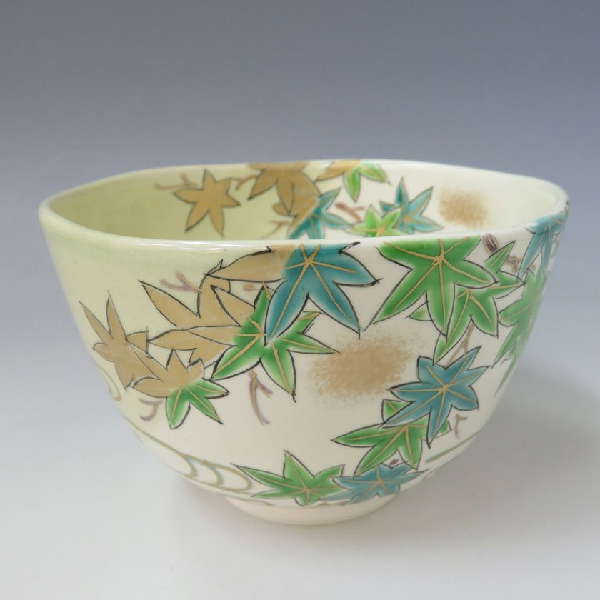 茶道具 抹茶茶碗（まっちゃちゃわん）  茶碗 乾山 青楓 壱休窯 抹茶茶碗は茶の湯文化である表千家・裏千家の茶道具や抹茶を専門に扱う千紀園（せんきえん）が通販で販売しています。茶会また初心者向けのお稽古用にご利用いただける抹茶碗です。贈り物・ギフトにも人気です。