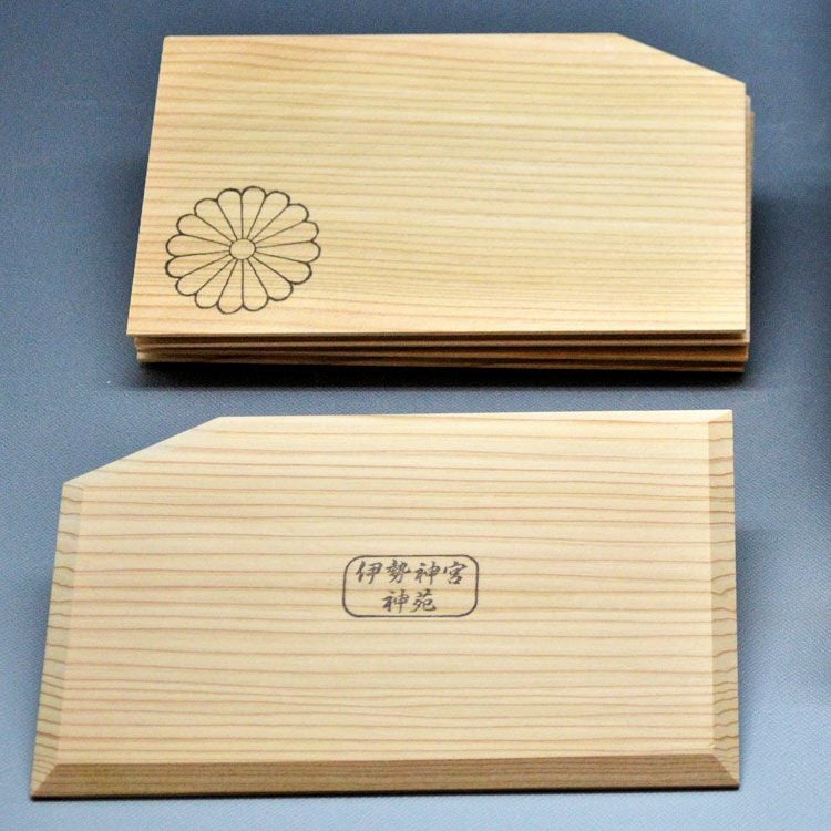 茶道具 菓子器（かしき） 銘々皿 伊勢神宮杉古材以造