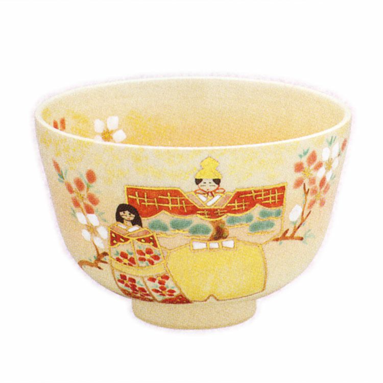 茶道具 抹茶茶碗（まっちゃちゃわん） 色絵 立雛 茶碗 中村 華峰 作 抹茶茶碗は茶の湯文化である表千家・裏千家の茶道具や抹茶を専門に扱う千紀園（せんきえん）が通販で販売しています。茶会また初心者向けのお稽古用にご利用いただける抹茶碗です。贈り物・ギフトにも人気です。