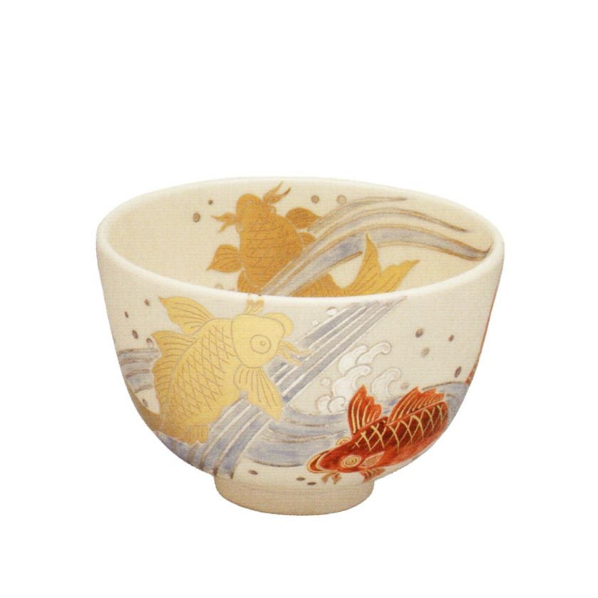 茶道具 抹茶茶碗（まっちゃちゃわん） 色絵 鯉の滝のぼり 茶碗 田中 方円 抹茶茶碗は茶の湯文化である表千家・裏千家の茶道具や抹茶を専門に扱う千紀園（せんきえん）が通販で販売しています。茶会また初心者向けのお稽古用にご利用いただける抹茶碗です。贈り物・ギフトにも人気です。