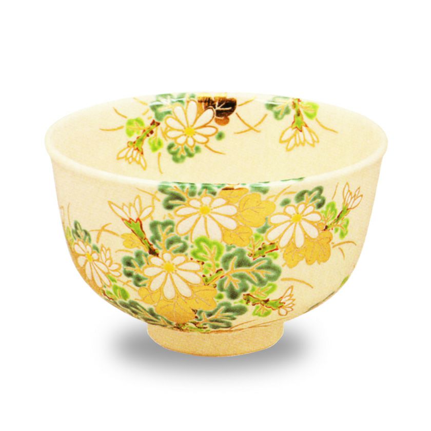 茶道具 抹茶茶碗（まっちゃちゃわん） 色絵 白菊 茶碗 田中 方円 抹茶茶碗は茶の湯文化である表千家・裏千家の茶道具や抹茶を専門に扱う千紀園（せんきえん）が通販で販売しています。茶会また初心者向けのお稽古用にご利用いただける抹茶碗です。贈り物・ギフトにも人気です。