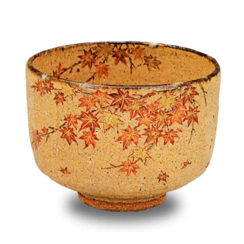茶道具 抹茶茶碗（まっちゃちゃわん） 灰釉 紅葉 茶碗 中村 良二 抹茶茶碗は茶の湯文化である表千家・裏千家の茶道具や抹茶を専門に扱う千紀園（せんきえん）が通販で販売しています。茶会また初心者向けのお稽古用にご利用いただける抹茶碗です。贈り物・ギフトにも人気です。