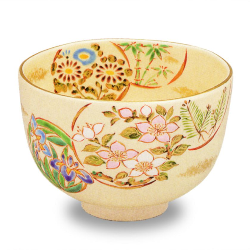 茶道具 抹茶茶碗（まっちゃちゃわん） 仁清 五節句 茶碗 中村 良二