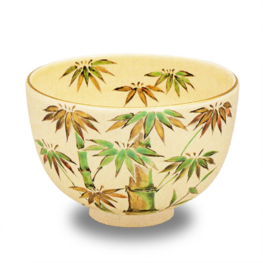 茶道具 抹茶茶碗（まっちゃちゃわん） 仁清 竹 茶碗 中村 良二 | 千年