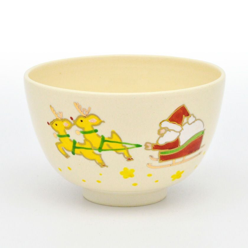 茶道具 抹茶茶碗（まっちゃちゃわん） 利休茶碗 仁清 サンタクロース クリスマス 田中 香泉 抹茶茶碗は茶の湯文化である表千家・裏千家の茶道具や抹茶を専門に扱う千紀園（せんきえん）が通販で販売しています。茶会また初心者向けのお稽古用にご利用いただける抹茶碗です。贈り物・ギフトにも人気です。