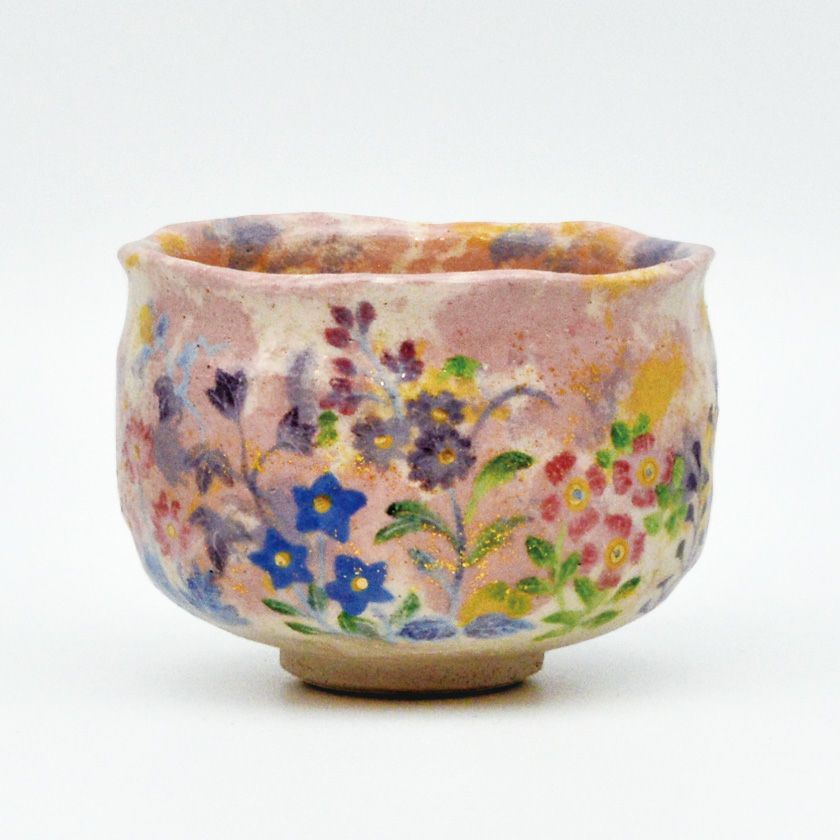 茶道具 抹茶茶碗（まっちゃちゃわん） 茶碗 秋の花 吉村 楽入 抹茶茶碗は茶の湯文化である表千家・裏千家の茶道具や抹茶を専門に扱う千紀園（せんきえん）が通販で販売しています。茶会また初心者向けのお稽古用にご利用いただける抹茶碗です。贈り物・ギフトにも人気です。