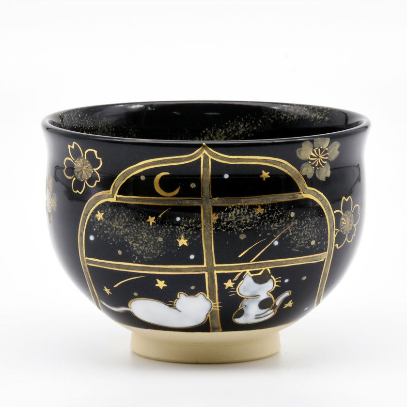 茶道具 抹茶茶碗（まっちゃちゃわん） 茶碗 窓辺の夜空 水出 宋絢 抹茶茶碗は茶の湯文化である表千家・裏千家の茶道具や抹茶を専門に扱う千紀園（せんきえん）が通販で販売しています。茶会また初心者向けのお稽古用にご利用いただける抹茶碗です。贈り物・ギフトにも人気です。