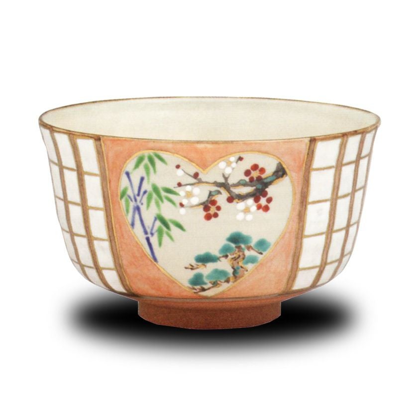 茶道具 抹茶茶碗（まっちゃちゃわん） 松竹梅 心の窓 茶碗 橋本 永豊 抹茶茶碗は茶の湯文化である表千家・裏千家の茶道具や抹茶を専門に扱う千紀園（せんきえん）が通販で販売しています。茶会また初心者向けのお稽古用にご利用いただける抹茶碗です。贈り物・ギフトにも人気です。