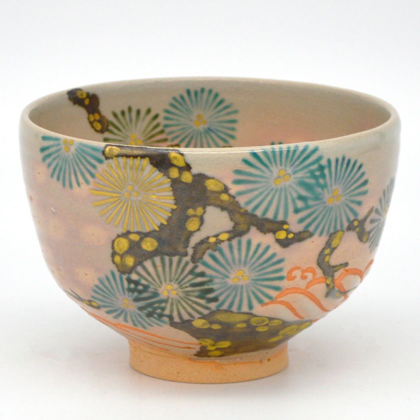 茶道具 抹茶茶碗（まっちゃちゃわん） 茶碗 乾山 唐松 巌窯 抹茶茶碗は茶の湯文化である表千家・裏千家の茶道具や抹茶を専門に扱う千紀園（せんきえん）が通販で販売しています。茶会また初心者向けのお稽古用にご利用いただける抹茶碗です。贈り物・ギフトにも人気です。