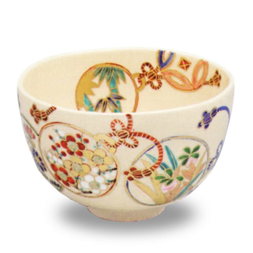 茶道具 抹茶茶碗（まっちゃちゃわん） 色絵 鏡裏 茶碗 中村 華峰 抹茶茶碗は茶の湯文化である表千家・裏千家の茶道具や抹茶を専門に扱う千紀園（せんきえん）が通販で販売しています。茶会また初心者向けのお稽古用にご利用いただける抹茶碗です。贈り物・ギフトにも人気です。