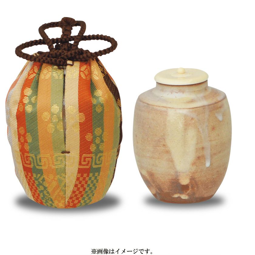 茶入、萩焼、肩衝、ほそ番 茶入 萩焼 肩衝 【販売】-茶道具は京都しみず孔昌堂