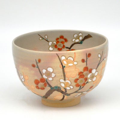 茶道具 抹茶茶碗（まっちゃちゃわん） 茶碗 乾山 紅白梅 巌窯 | 千年の 