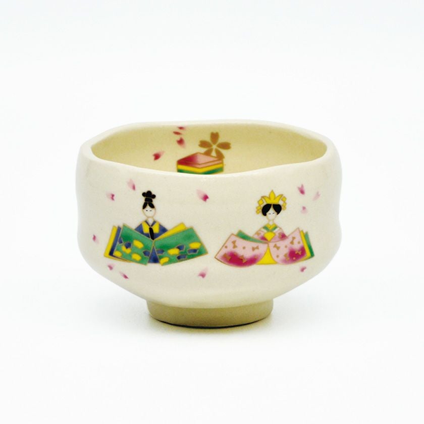 茶道具 小茶碗（こちゃわん） 小茶碗 内裏雛 豊窯 抹茶茶碗は茶の湯文化である表千家・裏千家の茶道具や抹茶を専門に扱う千紀園（せんきえん）が通販で販売しています。茶会また初心者向けのお稽古用にご利用いただける抹茶碗です。贈り物・ギフトにも人気です。