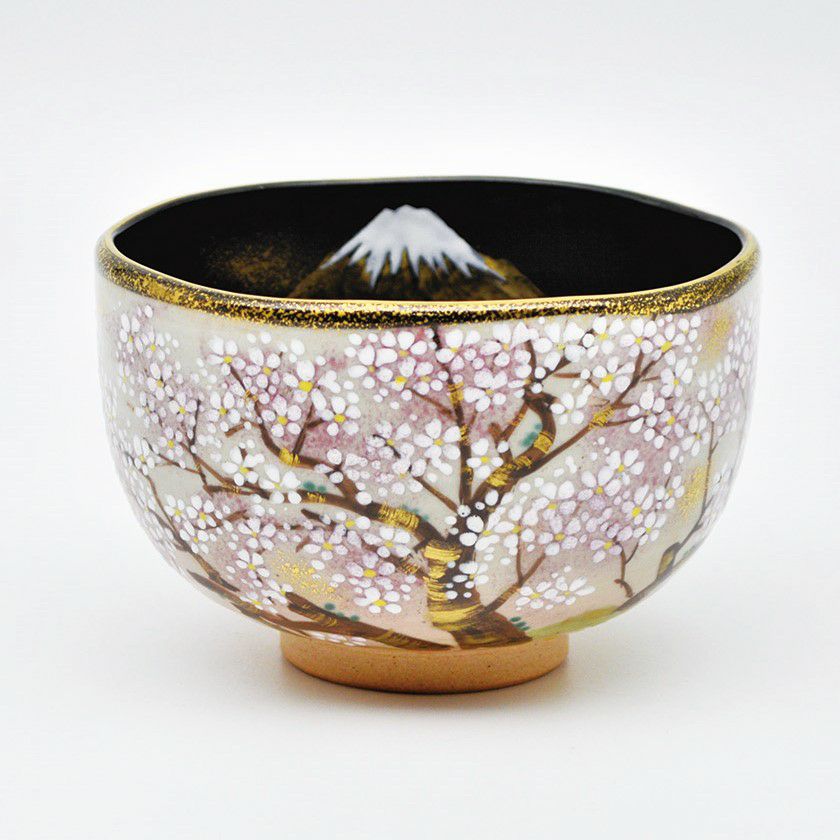 茶道具 抹茶茶碗（まっちゃちゃわん） 茶碗 乾山内黒 狩宿の下馬桜 壱休窯 抹茶茶碗は茶の湯文化である表千家・裏千家の茶道具や抹茶を専門に扱う千紀園（せんきえん）が通販で販売しています。茶会また初心者向けのお稽古用にご利用いただける抹茶碗です。贈り物・ギフトにも人気です。