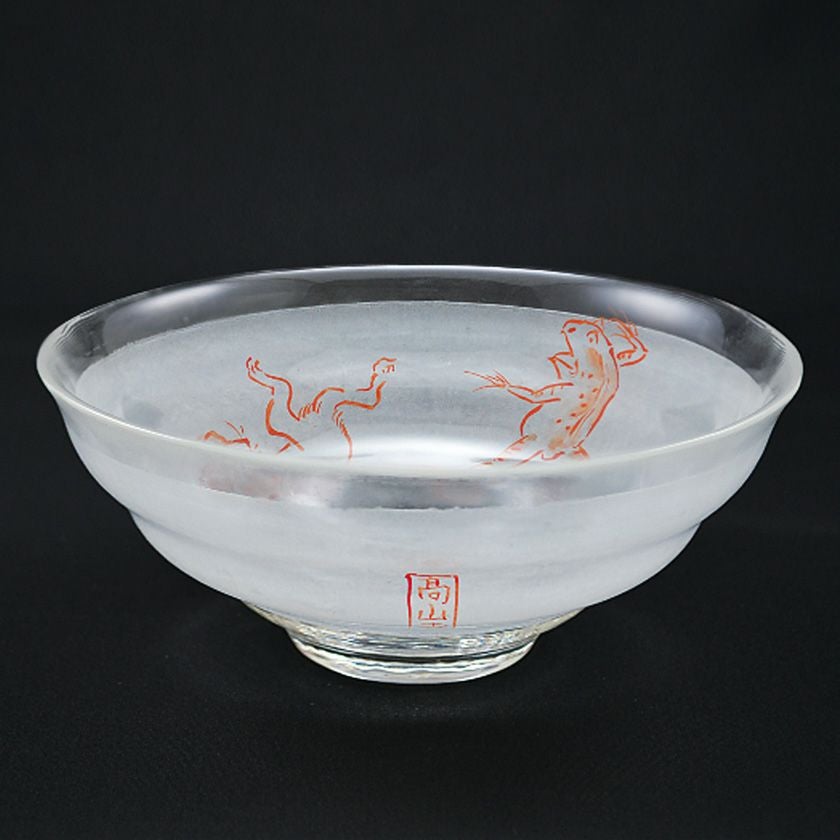 茶道具 抹茶茶碗（まっちゃちゃわん） 義山 茶碗 鳥獣戯画 （耐熱