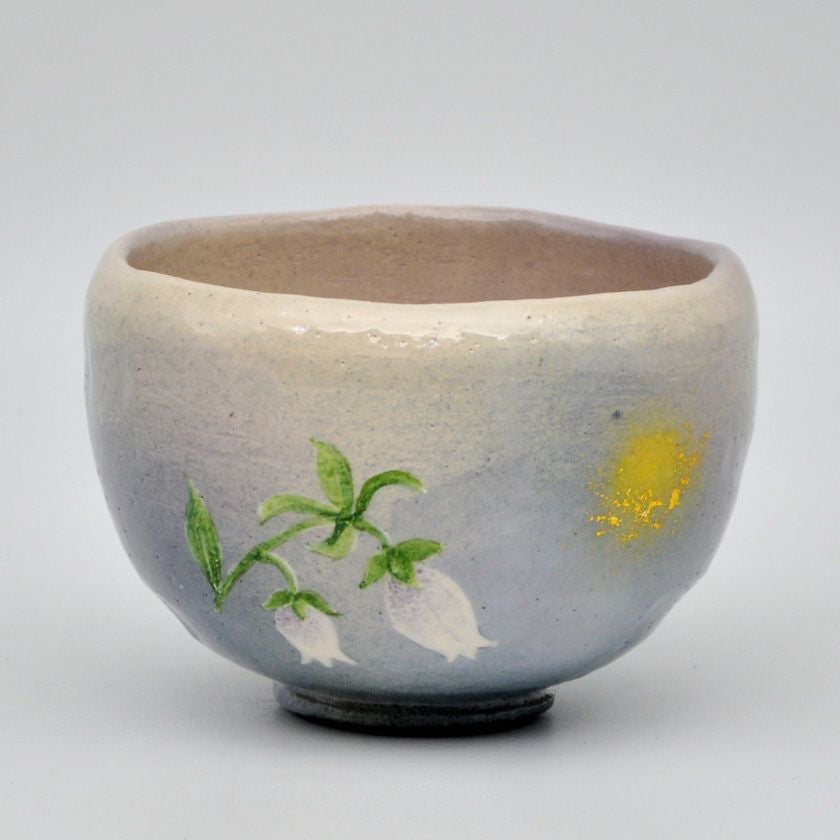 茶道具 抹茶茶碗（まっちゃちゃわん） 茶碗 蛍袋 吉村 楽入 抹茶茶碗は茶の湯文化である表千家・裏千家の茶道具や抹茶を専門に扱う千紀園（せんきえん）が通販で販売しています。茶会また初心者向けのお稽古用にご利用いただける抹茶碗です。贈り物・ギフトにも人気です。