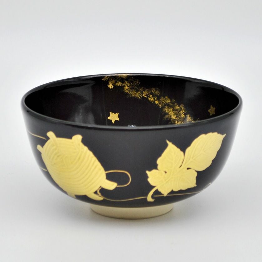 茶道具 抹茶茶碗（まっちゃちゃわん） 茶碗 黒釉 七夕 山岡 善高 抹茶茶碗は茶の湯文化である表千家・裏千家の茶道具や抹茶を専門に扱う千紀園（せんきえん）が通販で販売しています。茶会また初心者向けのお稽古用にご利用いただける抹茶碗です。贈り物・ギフトにも人気です。