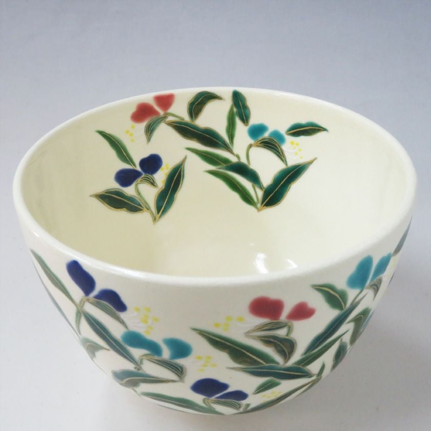 茶道具 抹茶茶碗（まっちゃちゃわん） 茶碗 仁清 露草 水出  宋絢 抹茶茶碗は茶の湯文化である表千家・裏千家の茶道具や抹茶を専門に扱う千紀園（せんきえん）が通販で販売しています。茶会また初心者向けのお稽古用にご利用いただける抹茶碗です。贈り物・ギフトにも人気です。