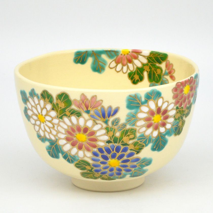 茶道具 抹茶茶碗（まっちゃちゃわん） 茶碗 仁清 菊 伊坂 清香 抹茶茶碗は茶の湯文化である表千家・裏千家の茶道具や抹茶を専門に扱う千紀園（せんきえん）が通販で販売しています。茶会また初心者向けのお稽古用にご利用いただける抹茶碗です。贈り物・ギフトにも人気です。