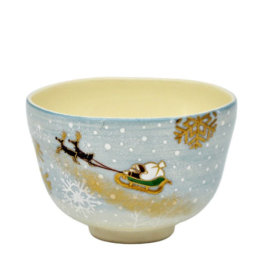 茶道具 抹茶茶碗（まっちゃちゃわん）茶碗 クリスマス 山岡 善高 抹茶茶碗は茶の湯文化である表千家・裏千家の茶道具や抹茶を専門に扱う千紀園（せんきえん）が通販で販売しています。茶会また初心者向けのお稽古用にご利用いただける抹茶碗です。贈り物・ギフトにも人気です。