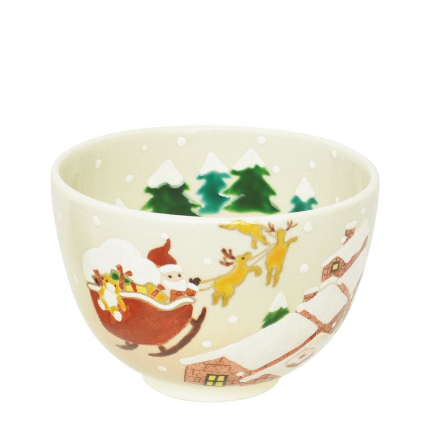 茶道具 抹茶茶碗（まっちゃちゃわん） 茶碗 色絵 クリスマスイブ 加藤 永山 抹茶茶碗は茶の湯文化である表千家・裏千家の茶道具や抹茶を専門に扱う千紀園（せんきえん）が通販で販売しています。茶会また初心者向けのお稽古用にご利用いただける抹茶碗です。贈り物・ギフトにも人気です。