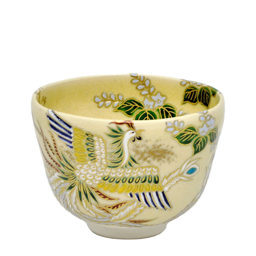 茶道具 抹茶茶碗（まっちゃちゃわん） 茶碗 仁清 鳳凰 清閑寺窯 抹茶茶碗は茶の湯文化である表千家・裏千家の茶道具や抹茶を専門に扱う千紀園（せんきえん）が通販で販売しています。茶会また初心者向けのお稽古用にご利用いただける抹茶碗です。贈り物・ギフトにも人気です。