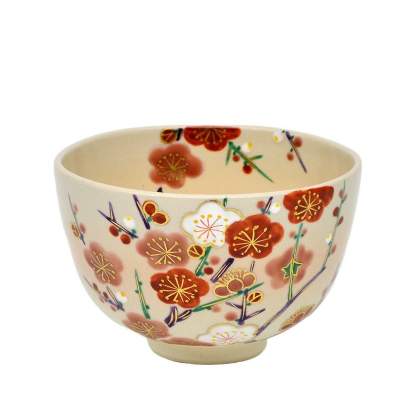 茶道具 抹茶茶碗（まっちゃちゃわん） 茶碗 紅白梅 伊坂 清香 | 千年の