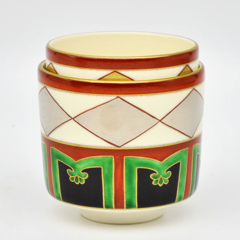 茶道具　赤楽筒茶碗　時代箱　V　R6260 茶道具 筒茶碗（つつちゃわん） 筒茶碗 赤楽 松楽窯 | 千年の香り 千紀園