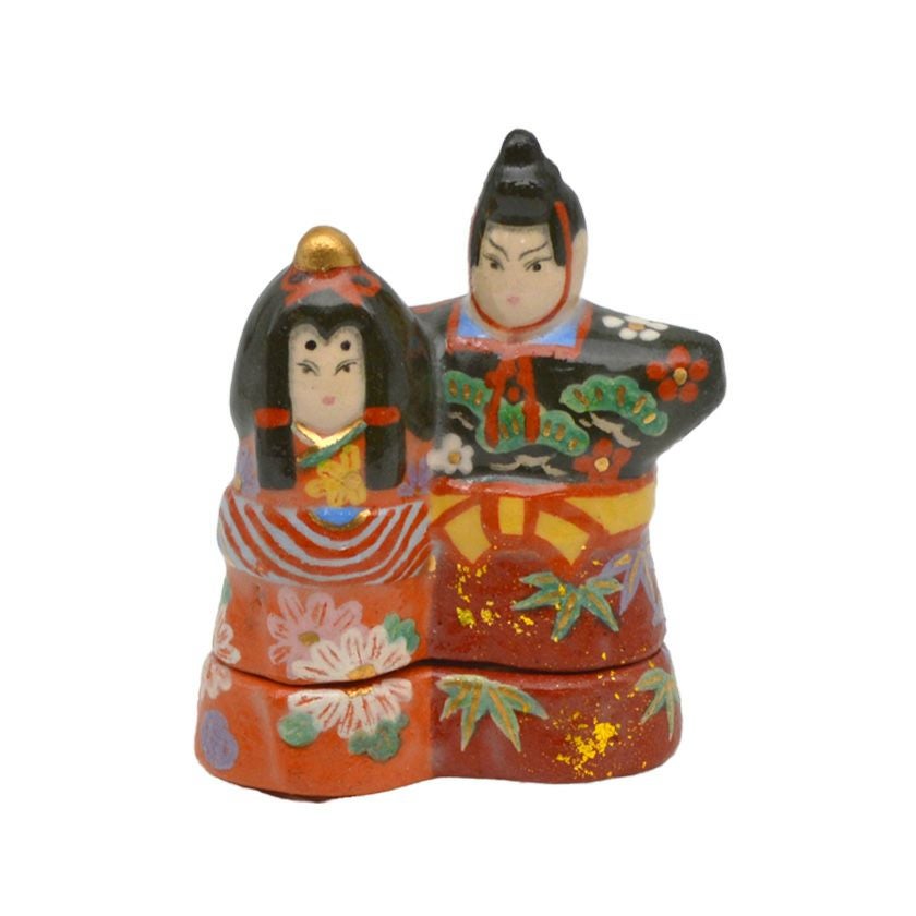 茶道具 香合（こうごう） 立雛香合 雛祭り 吉村 楽入 | 千年の香り 千紀園