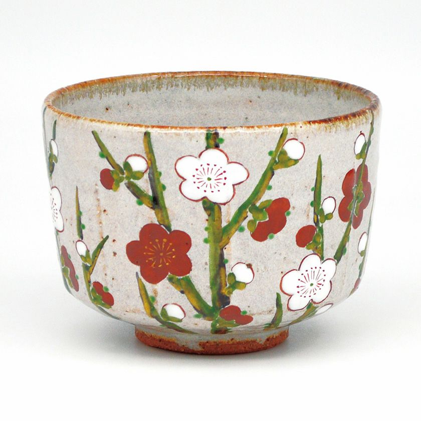 茶道具 抹茶茶碗（まっちゃちゃわん） 茶碗 灰釉 槍梅 中村 良二 抹茶茶碗は茶の湯文化である表千家・裏千家の茶道具や抹茶を専門に扱う千紀園（せんきえん）が通販で販売しています。茶会また初心者向けのお稽古用にご利用いただける抹茶碗です。贈り物・ギフトにも人気です。