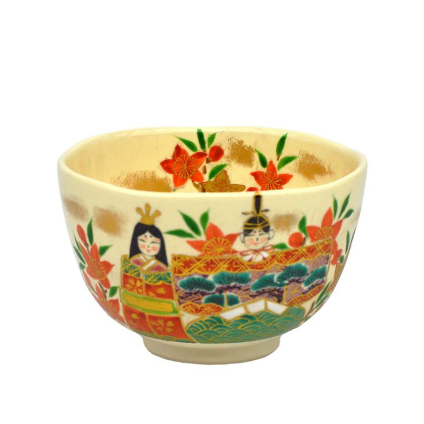 茶道具 抹茶茶碗（まっちゃちゃわん） 茶碗 仁清 立雛 雛祭り 壱休窯 抹茶茶碗は茶の湯文化である表千家・裏千家の茶道具や抹茶を専門に扱う千紀園（せんきえん）が通販で販売しています。茶会また初心者向けのお稽古用にご利用いただける抹茶碗です。贈り物・ギフトにも人気です。