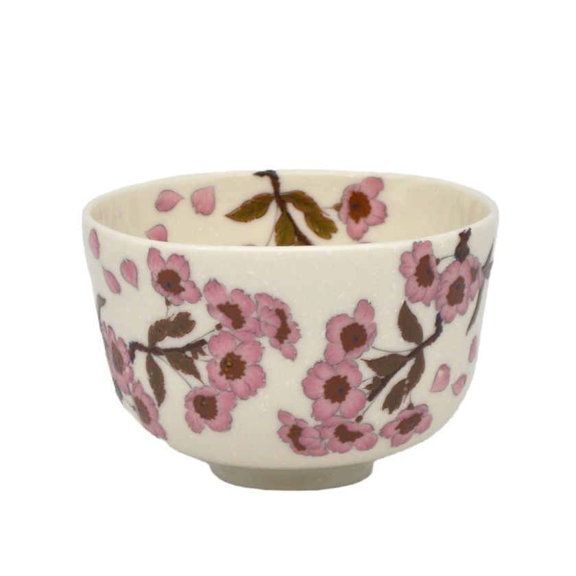 茶道具 抹茶茶碗（まっちゃちゃわん） 茶碗 陽春さくら 花月窯 抹茶茶碗は茶の湯文化である表千家・裏千家の茶道具や抹茶を専門に扱う千紀園（せんきえん）が通販で販売しています。茶会また初心者向けのお稽古用にご利用いただける抹茶碗です。贈り物・ギフトにも人気です。
