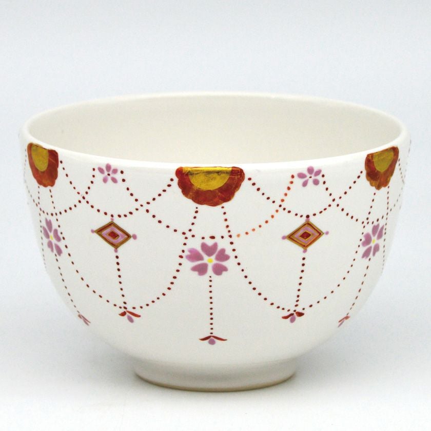 茶道具 抹茶茶碗（まっちゃちゃわん） 茶碗 白釉 瓔珞桜 山岡 善高 抹茶茶碗は茶の湯文化である表千家・裏千家の茶道具や抹茶を専門に扱う千紀園（せんきえん）が通販で販売しています。茶会また初心者向けのお稽古用にご利用いただける抹茶碗です。贈り物・ギフトにも人気です。