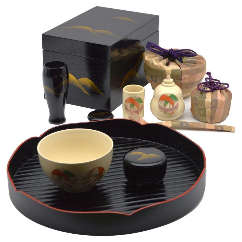 茶道具 茶箱（ちゃばこ）セット 茶箱セット 掻合 遠山 花点前一式