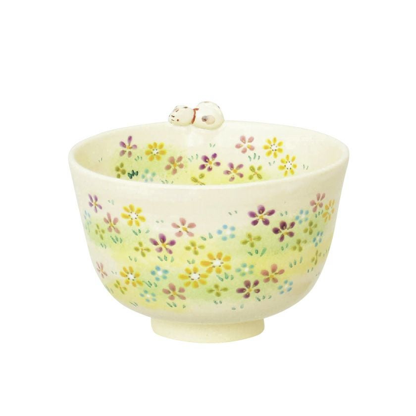 茶道具 抹茶茶碗（まっちゃちゃわん） 茶碗 色絵 春野に猫 東山 深山 抹茶茶碗は茶の湯文化である表千家・裏千家の茶道具や抹茶を専門に扱う千紀園（せんきえん）が通販で販売しています。茶会また初心者向けのお稽古用にご利用いただける抹茶碗です。贈り物・ギフトにも人気です。