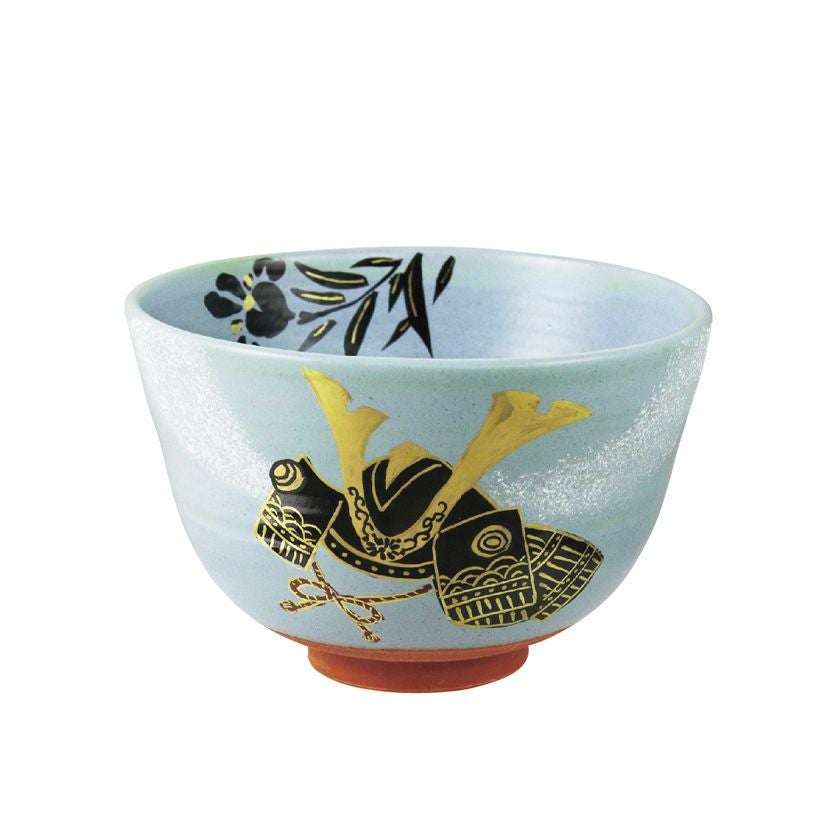 茶道具 抹茶茶碗（まっちゃちゃわん） 茶碗 色絵 兜飾り 端午の節句 