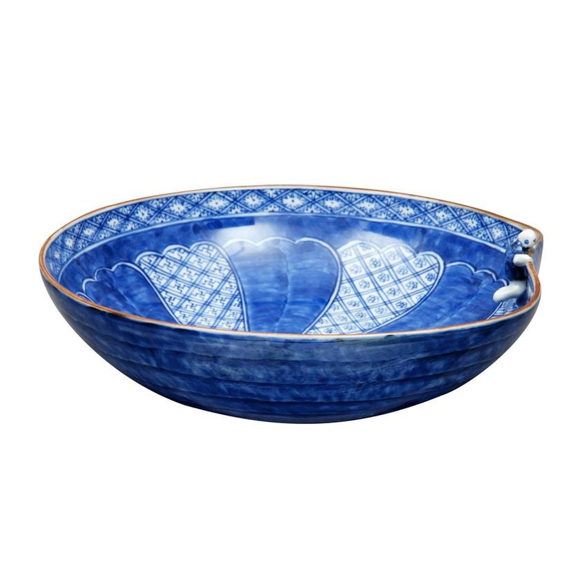 茶道具　菓子器　菓子鉢　金蘭手　松谷　菊 茶道具 菓子器 干菓子器 振出 織部焼き 扇面又は亀甲又は七宝 菊泉窯